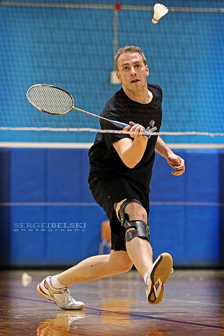 calgary sports photographer mount royal university badminton photo