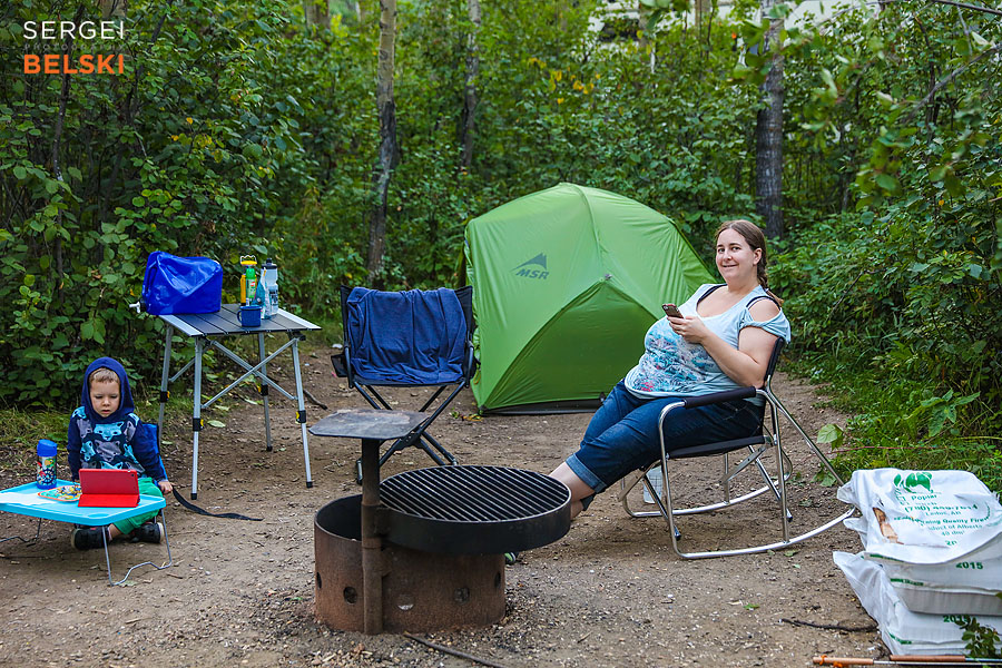 camping family trip photographer sergei belski photo